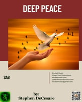 Deep Peace SAB choral sheet music cover